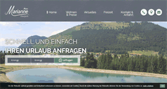 Desktop Screenshot of haus-marianne-oberjoch.de